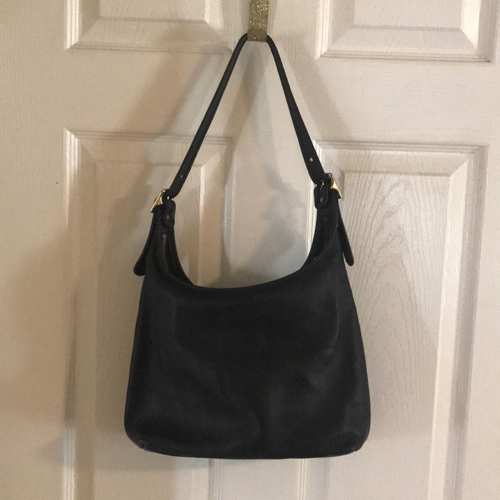 Black Leather Coach Purse